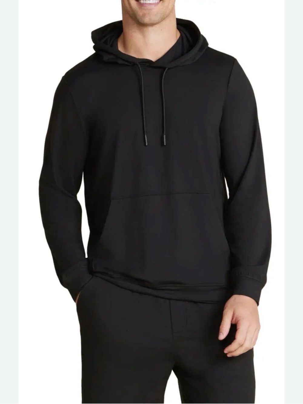 Barefoot Dreams Malibu Collection Butterchic Knit Hoodie Black